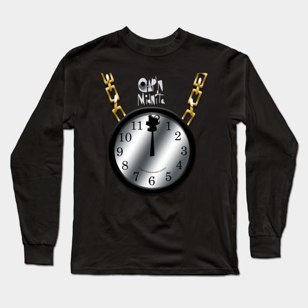 Cap'n Midnite Clock With Chain Long Sleeve T-Shirt by tyrone_22